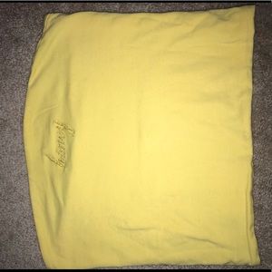 YELLOW HONEY BRANDY TUBE TOP